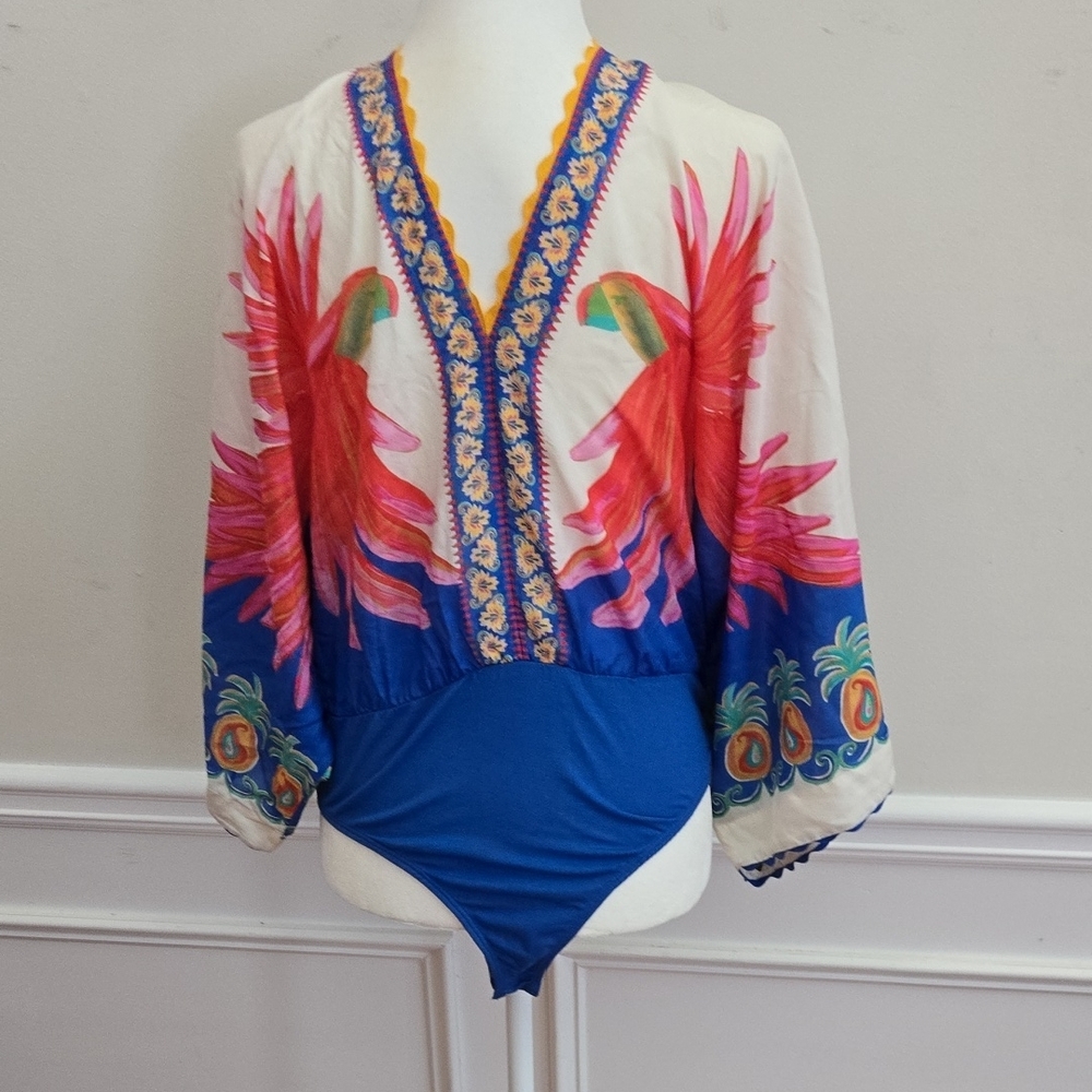 FARM Rio Multicolor Parrot Blouse - Picture 4 of 6